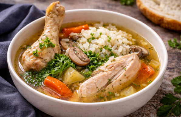 Poulet façon pot-au-feu express au Cookeo