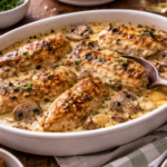 Poulet fondant au gouda affiné et crème onctueuse au robot multi-cuiseur Moulinex