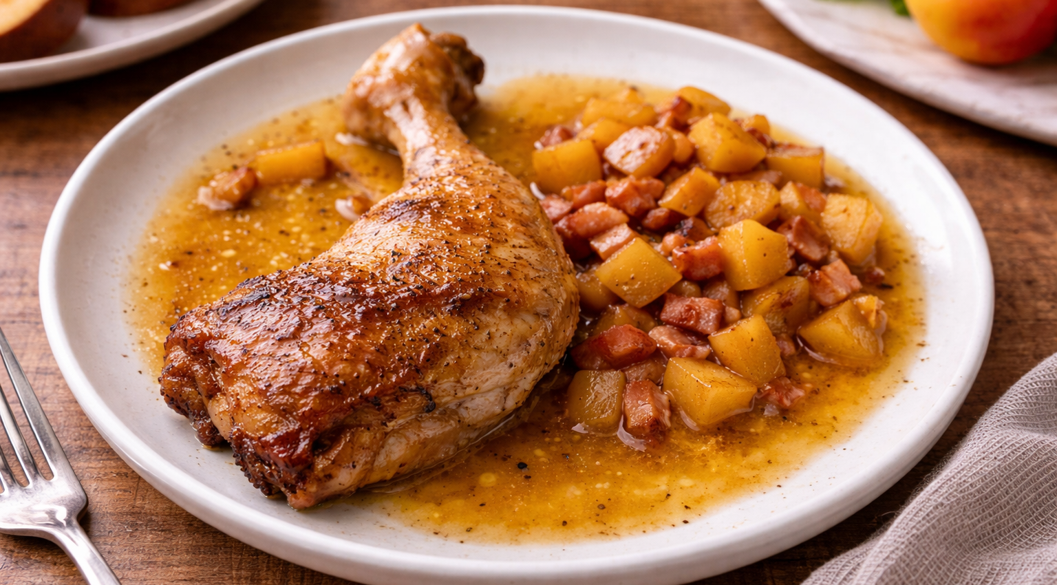 Poulet mijoté à la bière de cerise au Cookeo