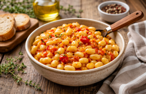 Poêlée fondante de cocos de Paimpol à la tomate au Cookeo