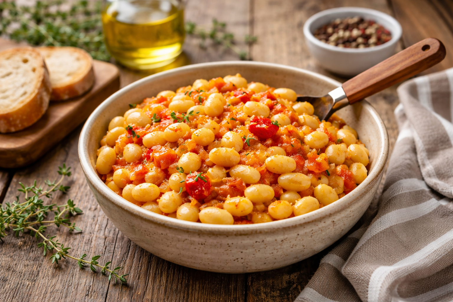 Poêlée fondante de cocos de Paimpol à la tomate au Cookeo