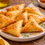 Bricks au chèvre miel avec l&rsquo;Extra-crisp au robot multi-cuiseur cookéo