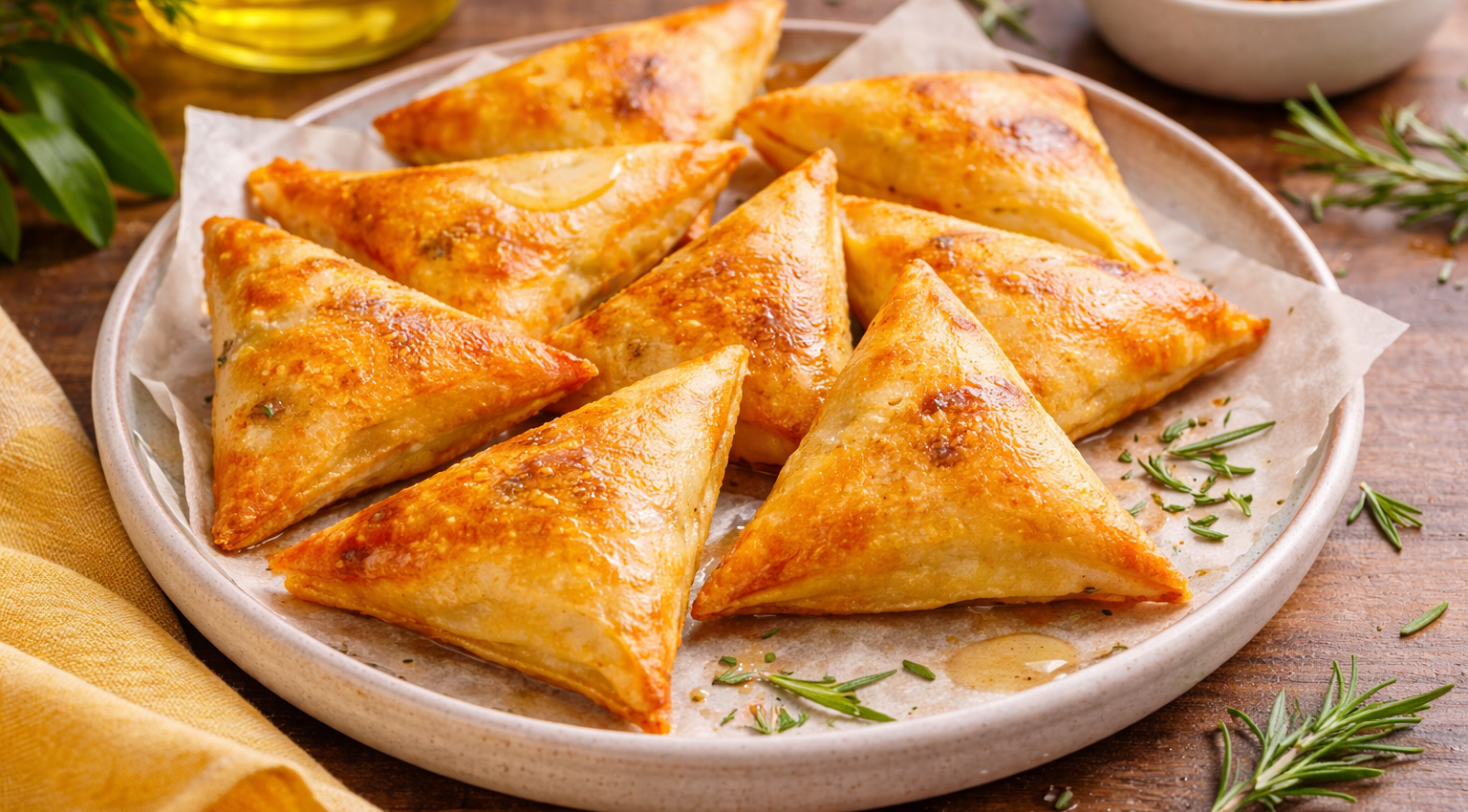 Bricks au chèvre et au miel au Cookeo (Extra Crisp)