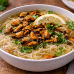 Soupe express de nouilles aux moules au multicuiseur cookéo