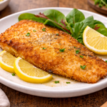 Truite panée dorée et citron au multicuiseur cookéo