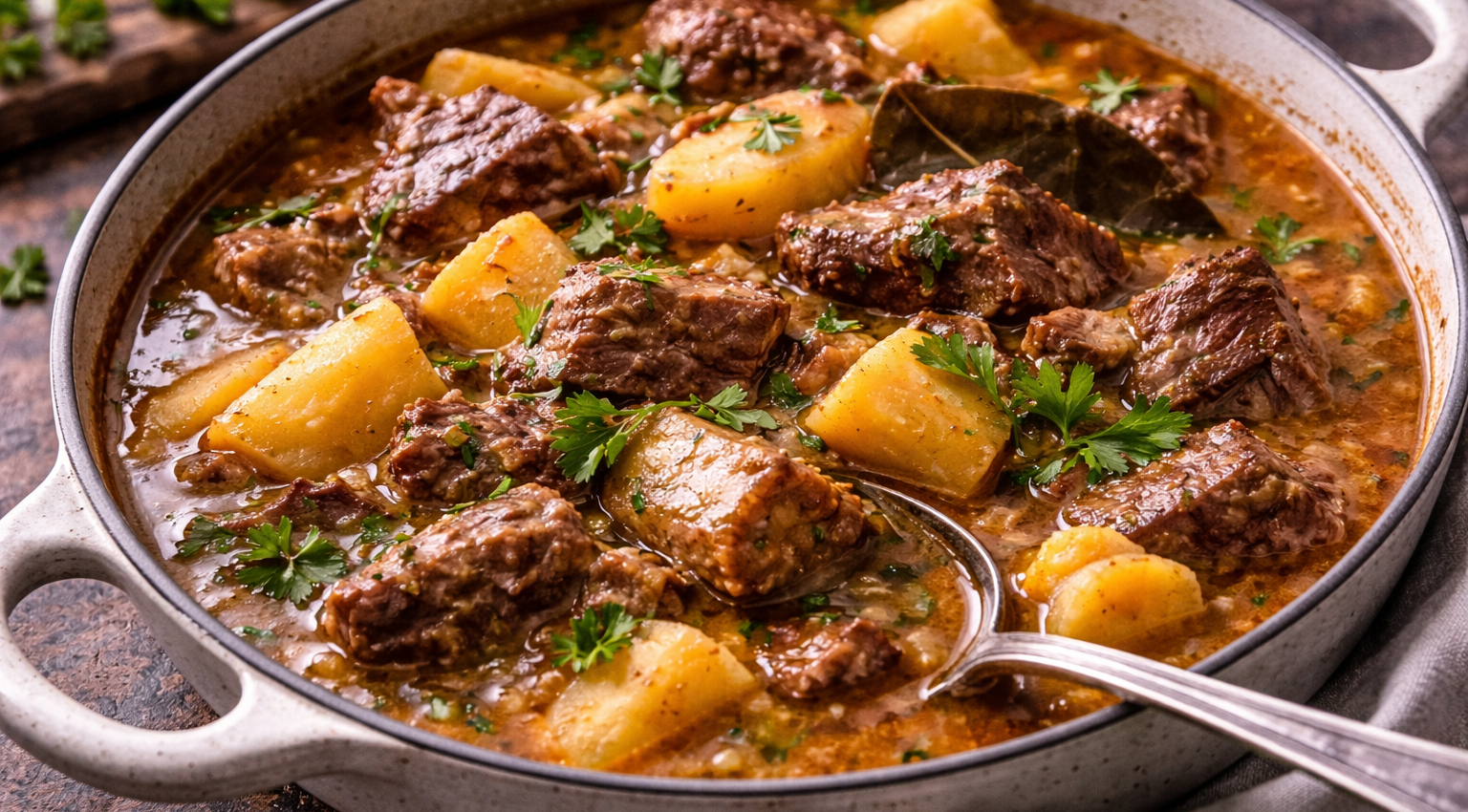 Veau fondant aux panais mijoté à la bière