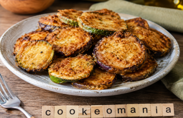 Beignets de courgette et d’aubergine avec l'Extra-Crisp