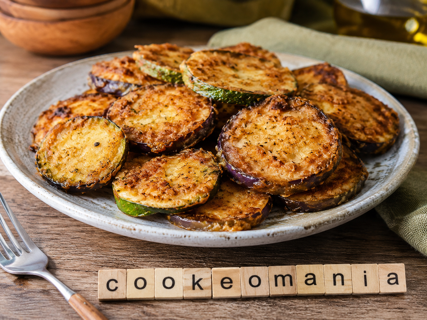 Beignets de courgette et d’aubergine avec l'Extra-Crisp