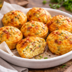 Muffins chèvre & lardons avec l&rsquo;Extra Crisp au robot multi-cuiseur Moulinex