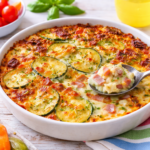 Gratin de courgettes aux lardons à l&rsquo;Extra-crisp à l'autocuiseur Moulinex
