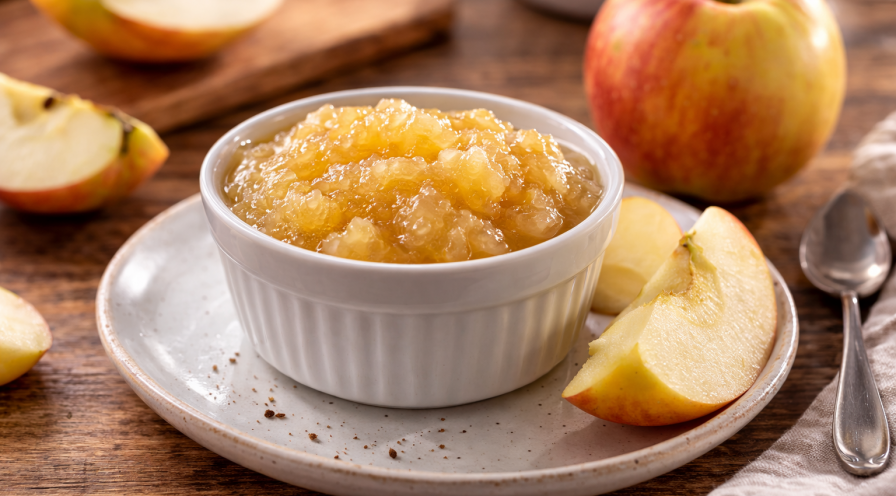 Compote de pommes express au Cookeo