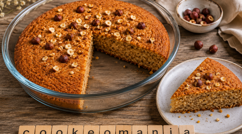 Gâteau aux noisettes à l’Extra Crisp, le moelleux doré qui sent bon le praliné