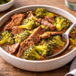 Émincé de bœuf fondant au brocoli, version rapide au multicuiseur Moulinex