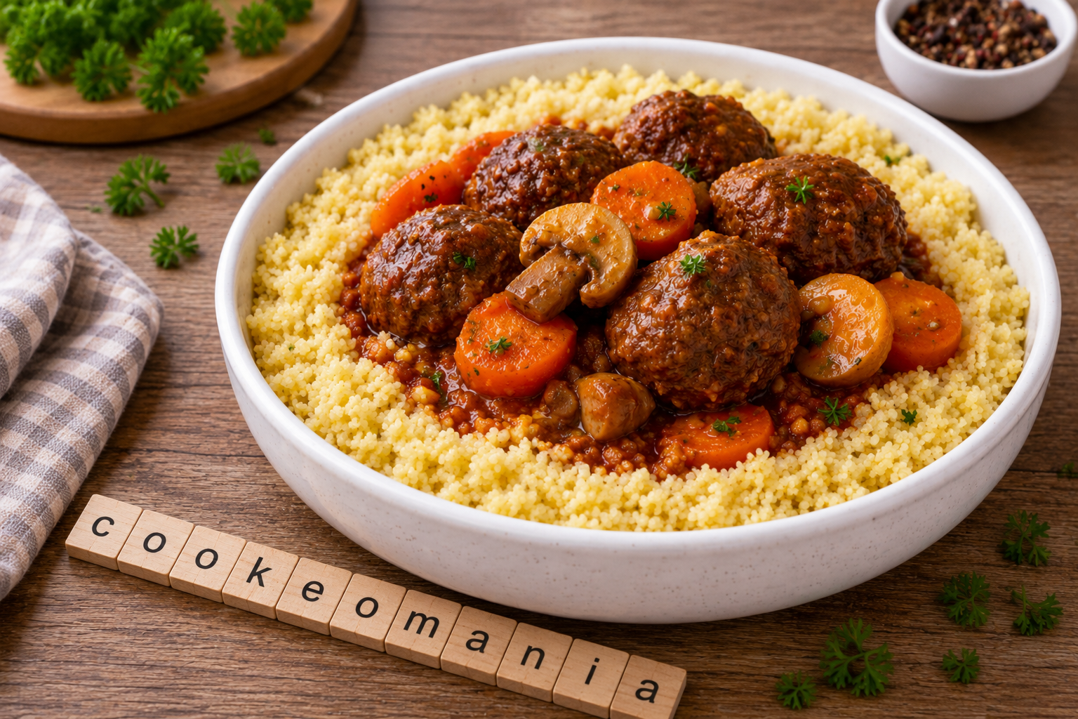 Boulettes façon bourguignonne express au Cookeo