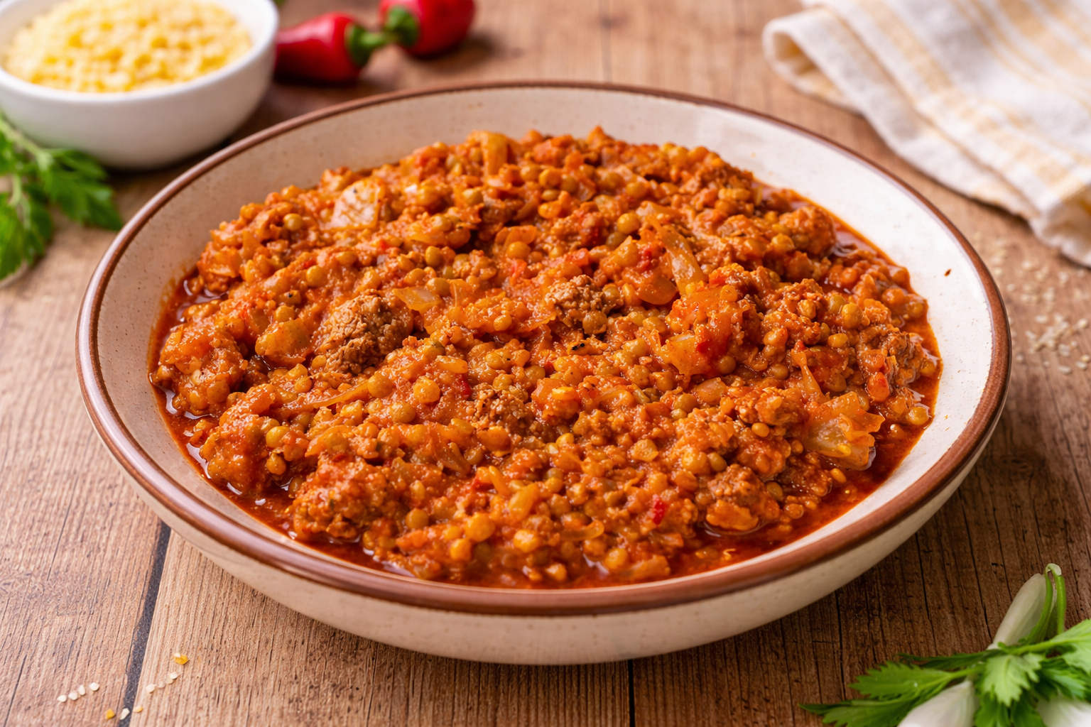 Lentilles chili express au Cookeo