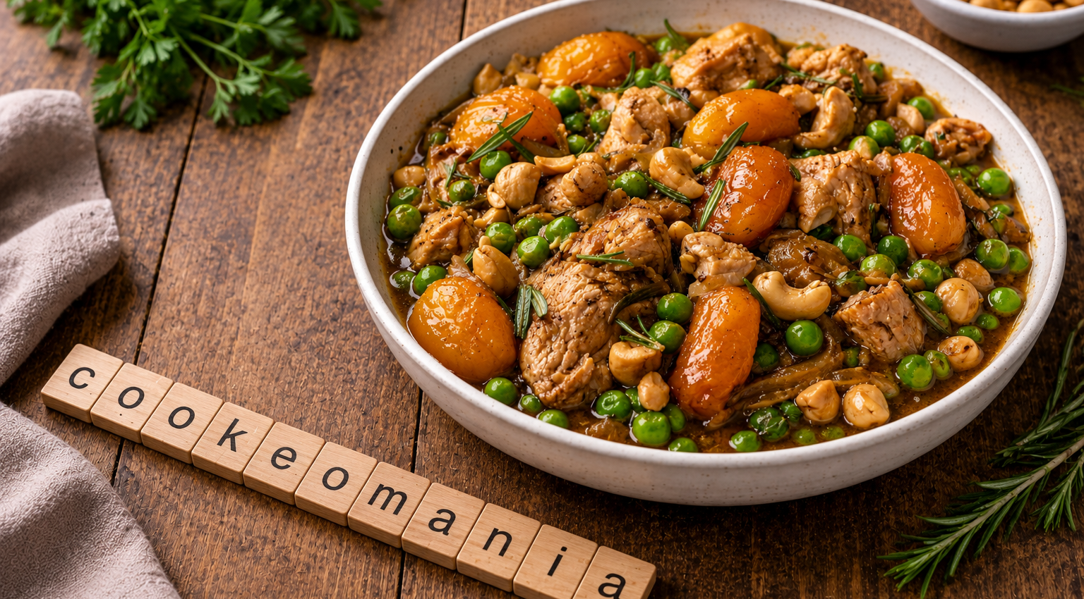 Poulet aux abricots et noix de cajou au Cookeo, le sucré-salé parfumé qui change du quotidien