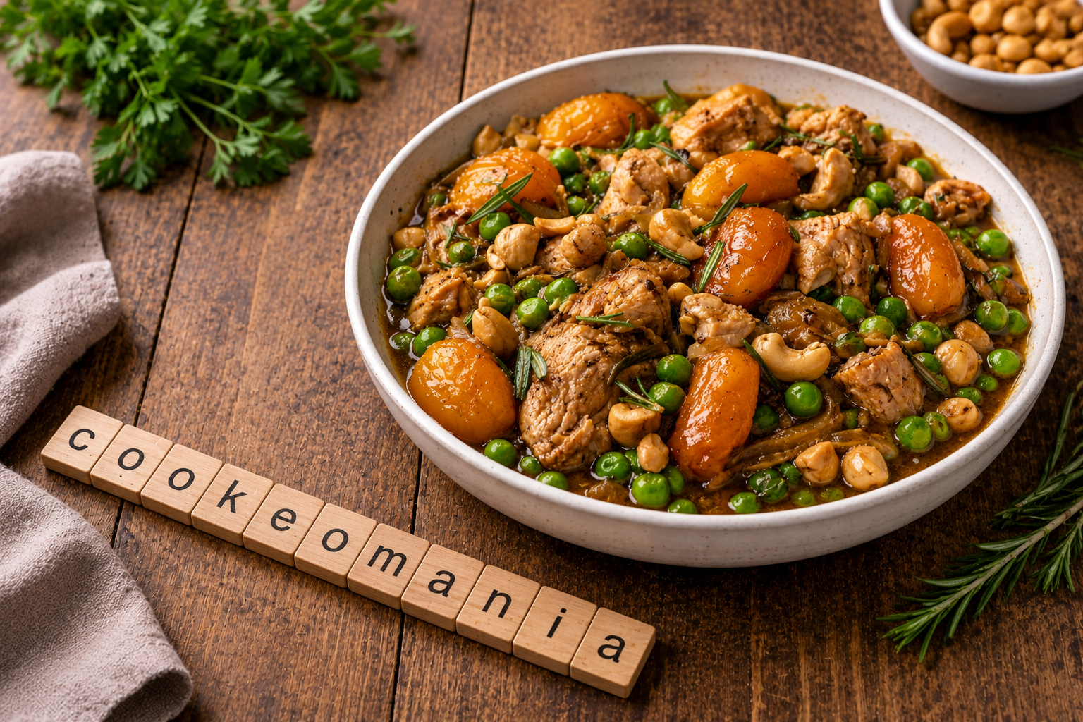 Poulet aux abricots et noix de cajou au Cookeo, le sucré-salé parfumé qui change du quotidien