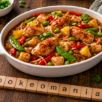 Poulet exotique sucré-salé au Cookeo, ananas, légumes croquants et sauce asiatique à l'autocuiseur Moulinex
