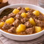 Ragoût de bœuf au vin rouge et pommes de terre au robot multi-cuiseur Moulinex