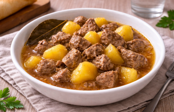 Ragoût de bœuf au vin rouge et pommes de terre au Cookeo