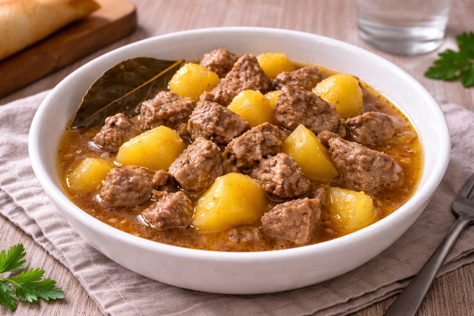 Ragoût de bœuf au vin rouge et pommes de terre au Cookeo