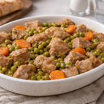 Ragoût de porc aux carottes et petits pois au cookéo