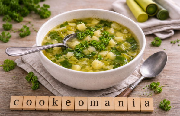 Bouillon léger poireau et pommes de terre au Cookeo