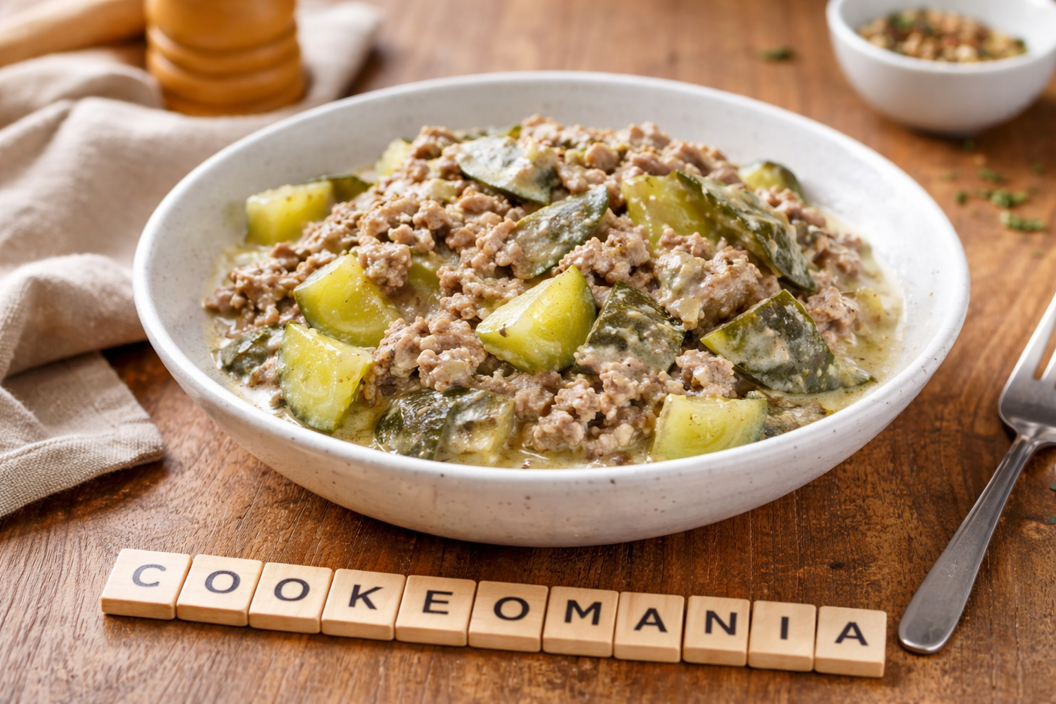 Courgettes fondantes à la viande hachée au Cookeo