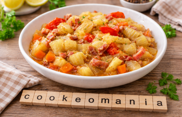 Fenouil fondant aux carottes et lardons au Cookeo
