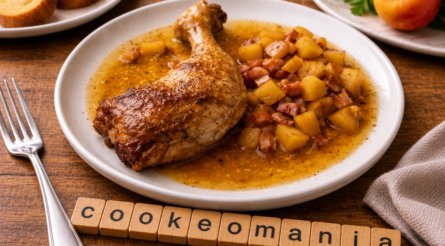 Poulet mijoté à la bière de cerise au Cookeo