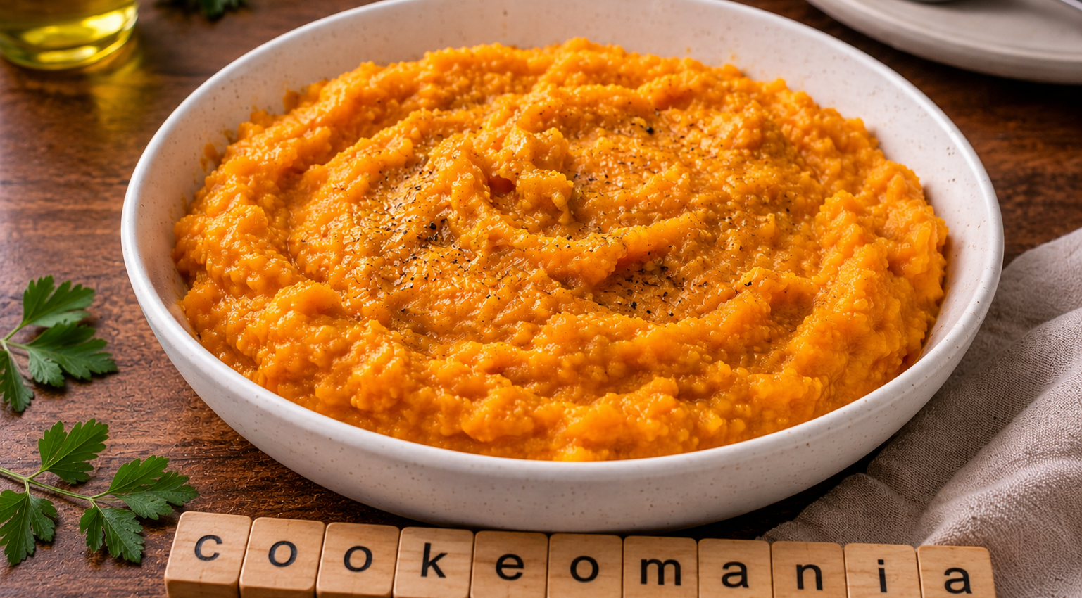 Purée douce chou-fleur carottes