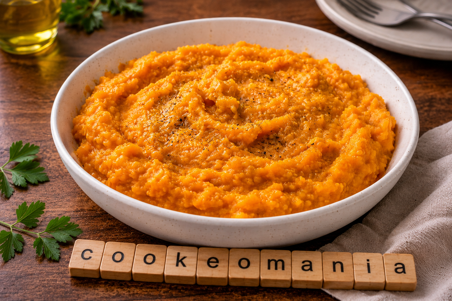 Purée douce chou-fleur carottes