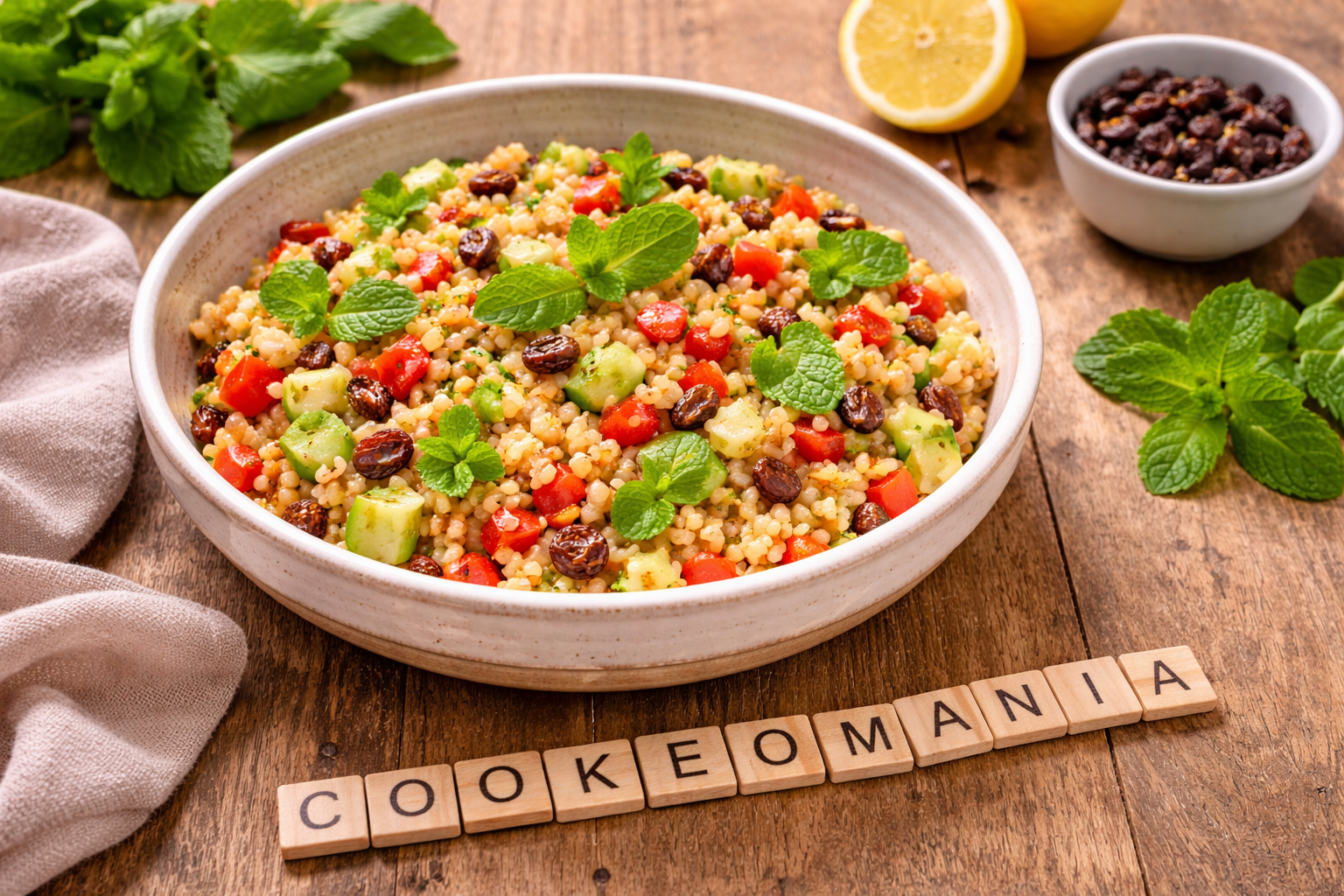 Salade de blé façon taboulé au Cookeo