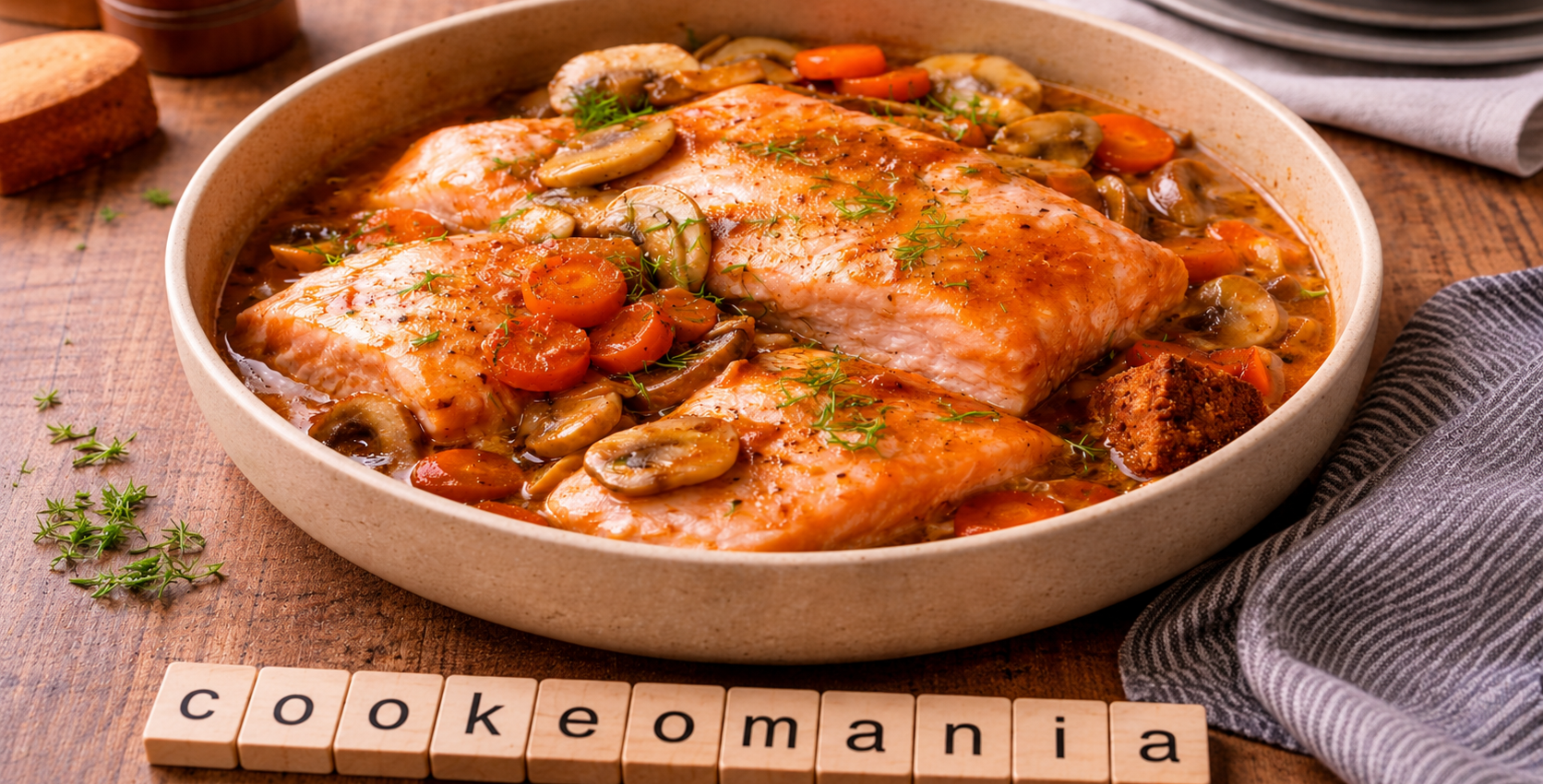 Saumon mijoté à la bière et pain d’épices au Cookeo, la recette sucrée-salée qui change tout