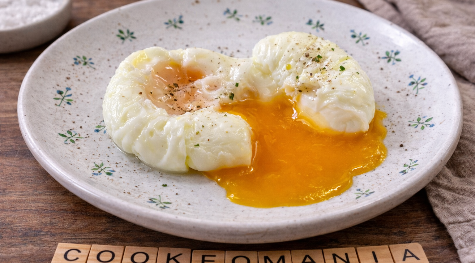 Œufs pochés faciles au Cookeo