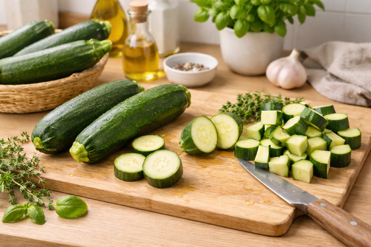 Comment faire cuire des courgettes au Cookeo le temps de cuisson pour des courgettes entières ou en morceaux