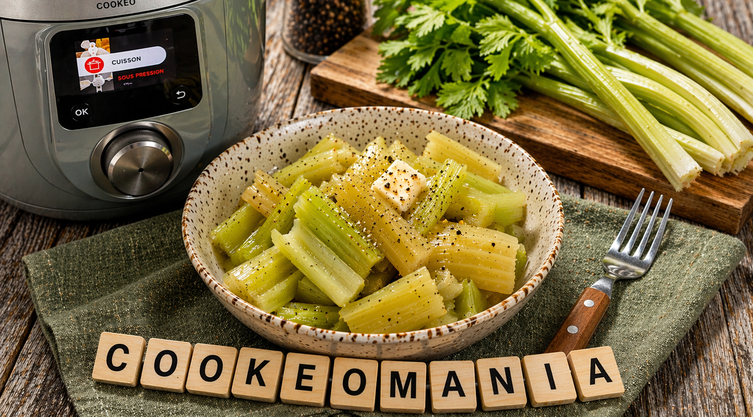 Comment faire cuire du céleri branche au Cookeo le temps de cuisson parfait pour un céleri branche fondant ou légèrement croquant