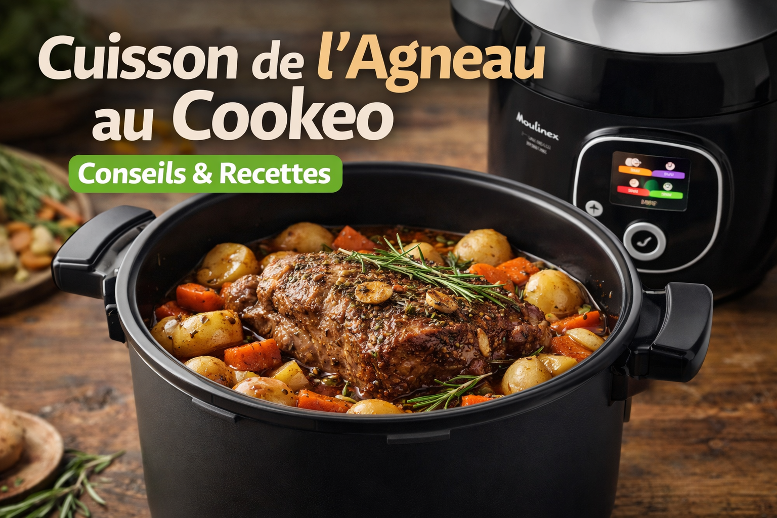 Cuisson de l'agneau au Cookeo