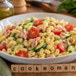 Salade de coquillettes au thon et citron au Cookeo, fraîche et rapide à l'autocuiseur cookéo