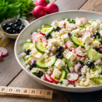 Salade de riz feta et légumes croquants au Cookeo, fraîche et savoureuse au multicuiseur Moulinex