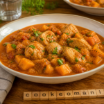 Poulet aux patates douces, tomates et épices douces au robot multi-cuiseur cookéo