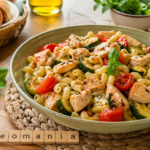 Salade de macaroni au poulet méditerranéen au multicuiseur Moulinex