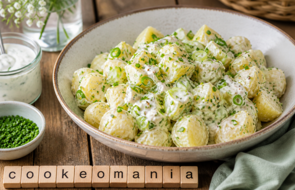 Salade de pommes de terre au yaourt et ciboulette au Cookeo, douce et estivale