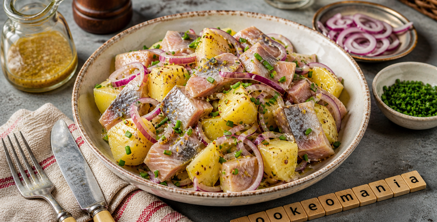 Salade de pommes de terre aux harengs fumés au Cookeo, façon bistrot