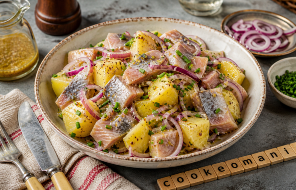 Salade de pommes de terre aux harengs fumés au Cookeo, façon bistrot