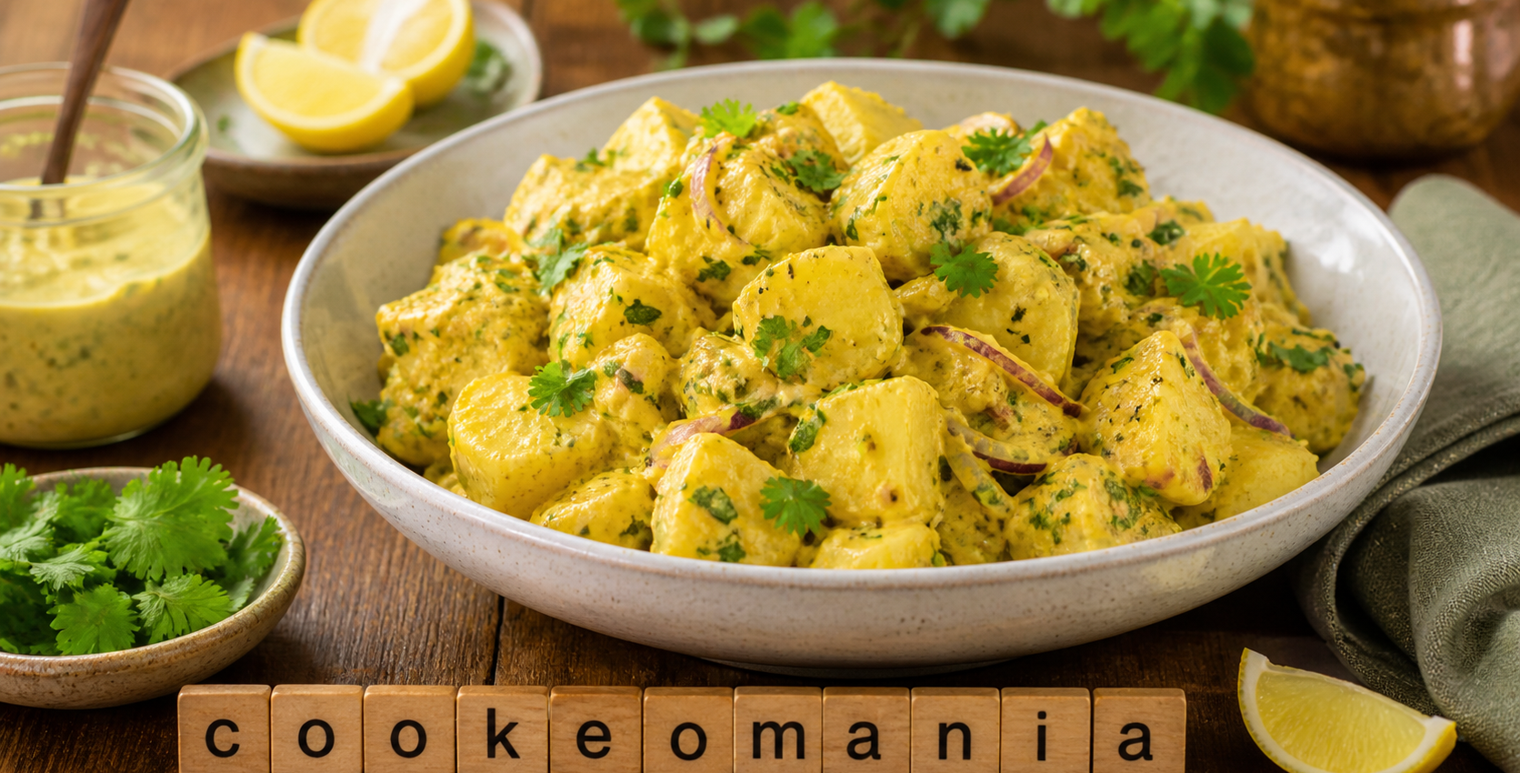 Salade de pommes de terre à l’indienne au Cookeo, parfumée au curry