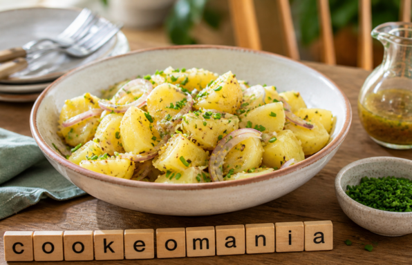 Salade de pommes de terre échalote et ciboulette au Cookeo, légère et parfumée