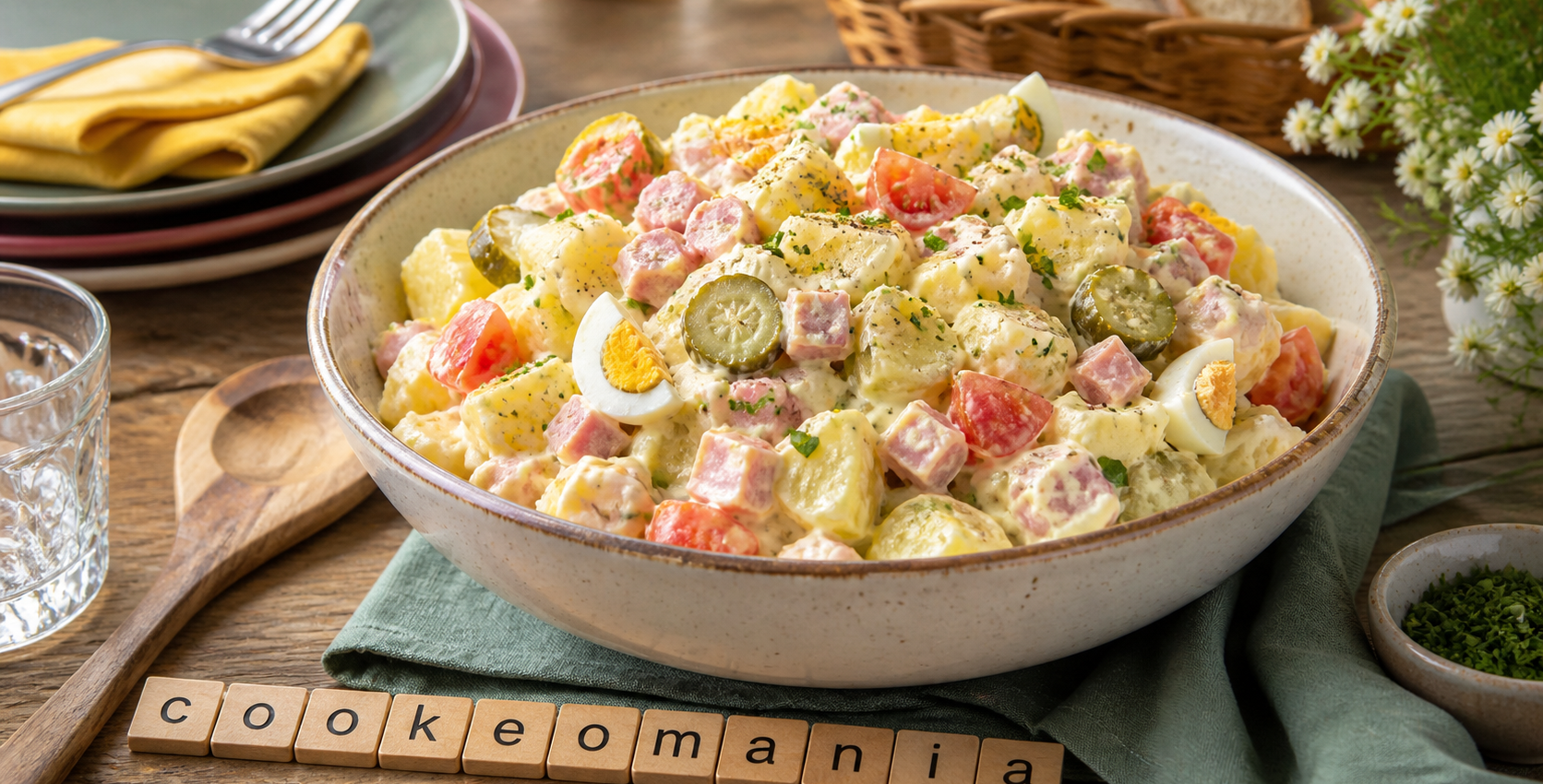 Salade piémontaise au Cookeo, crémeuse et familiale