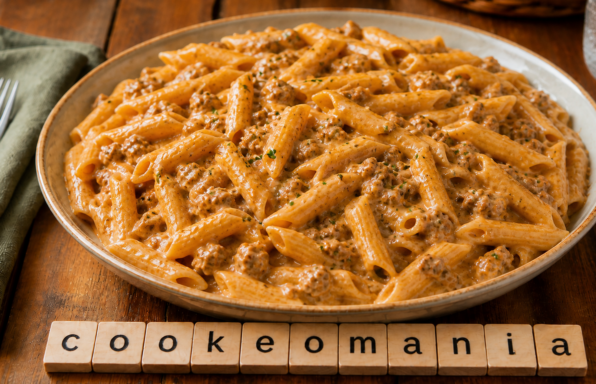 Turkish pasta au Cookeo façon Anna Paul, pâtes au bœuf et sauce yaourt
