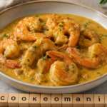 Gambas crémeuses au curry et coco au robot multi-cuiseur cookéo